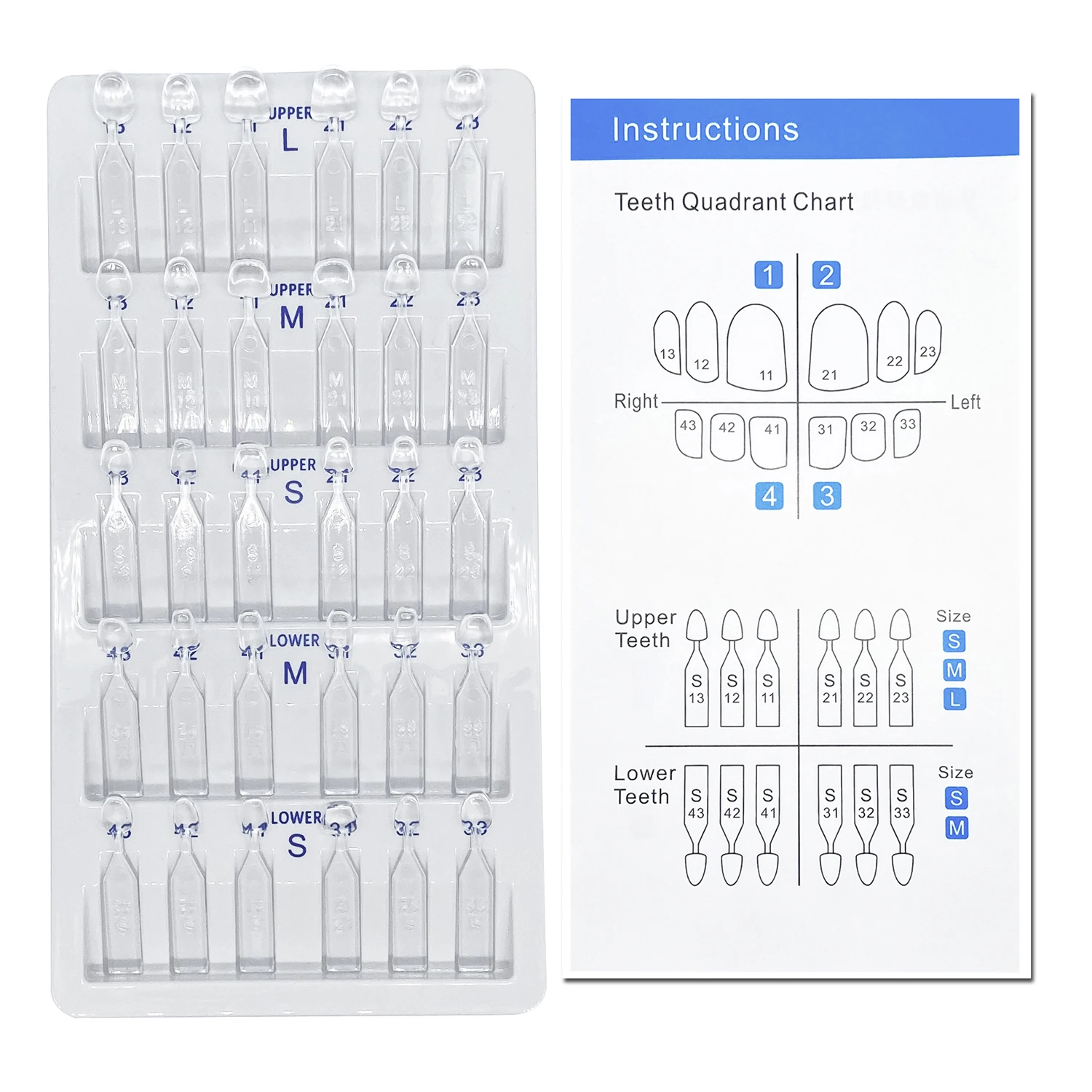 32 ピース/セット歯科ベニヤモールドキット複合樹脂モールド - Teeth Whitening Moulds のレビューと価格