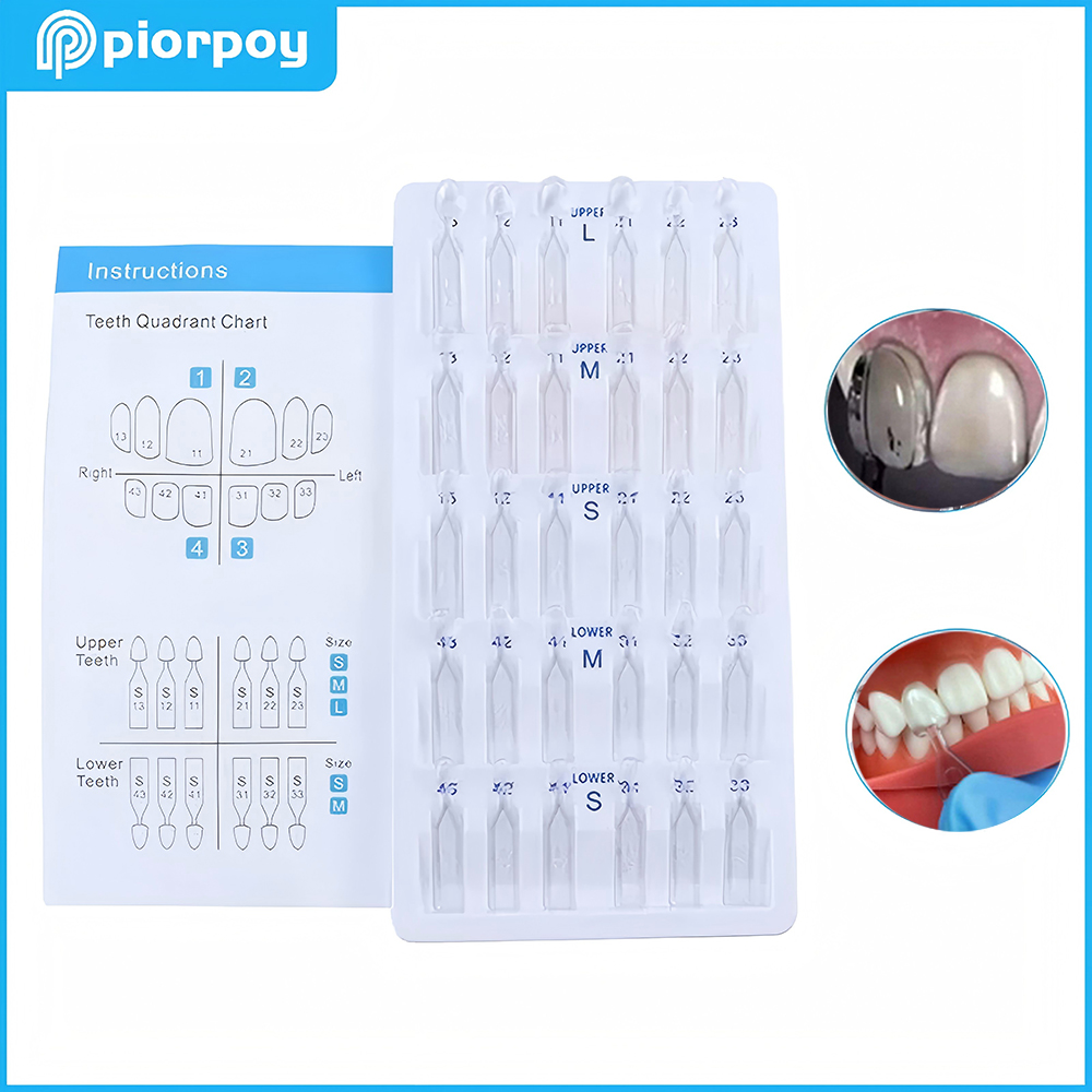 PIORPOY 歯科複合樹脂ベニアモールド 30 ピース/箱 - Teeth Whitening Moulds のレビューと価格
